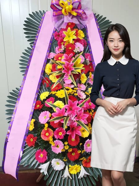서울대학교 교수회관 3단화환 기본형